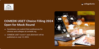COMEDK UGET Choice Filling 2024 Open for Mock Round till July 7, Get Direct Link Here